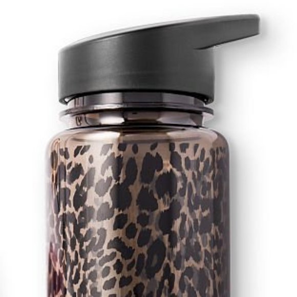 VS Workout Kit: Bottle Towel Ponytail Holders Leopard Print Sports Bottle NIB - Picture 4 of 8